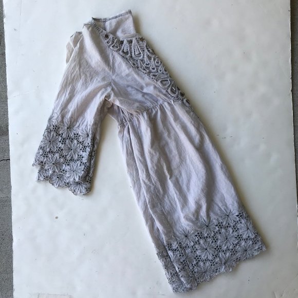 Farinelli Tunic Dress Top Crochet Large Peasant - Picture 11 of 15